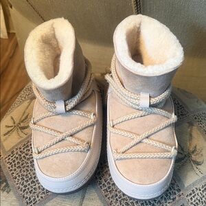 Inuikii Cozy Beige Snow Boots